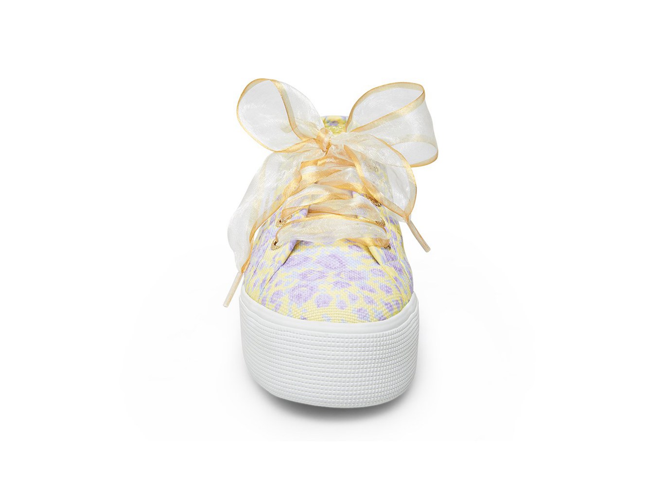 Platform Feminino Roxo/Amarelas/Branco - Superga 2790 Fancotbindingsw - LGRBJ-2407